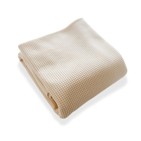 Sauna- und Turban-Handtuch Set aus Bio-Baumwolle | Creme