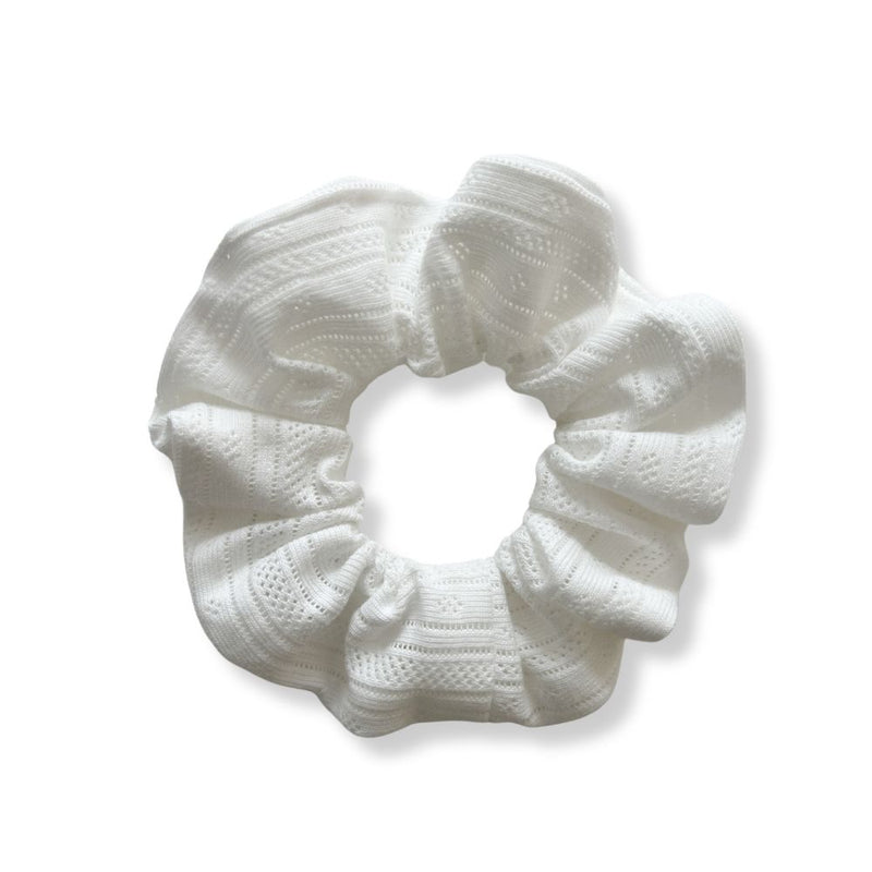 Scrunchie | CANDY COTTON | Weiß