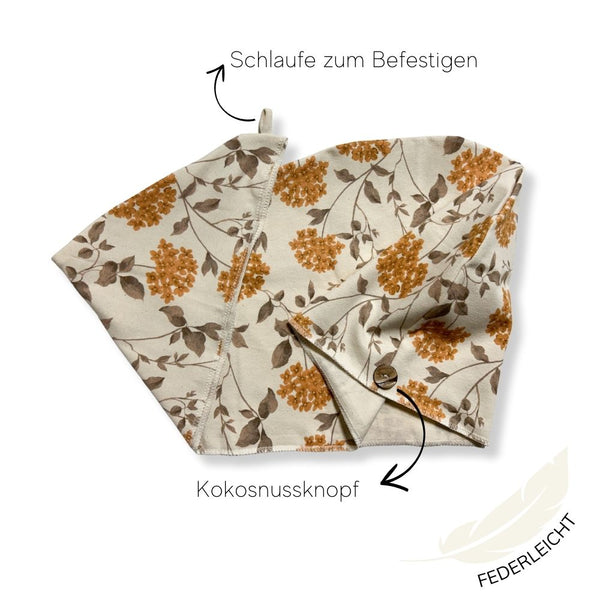 Baumwolle Turban-Handtuch | BIO NATUREL | Ocker